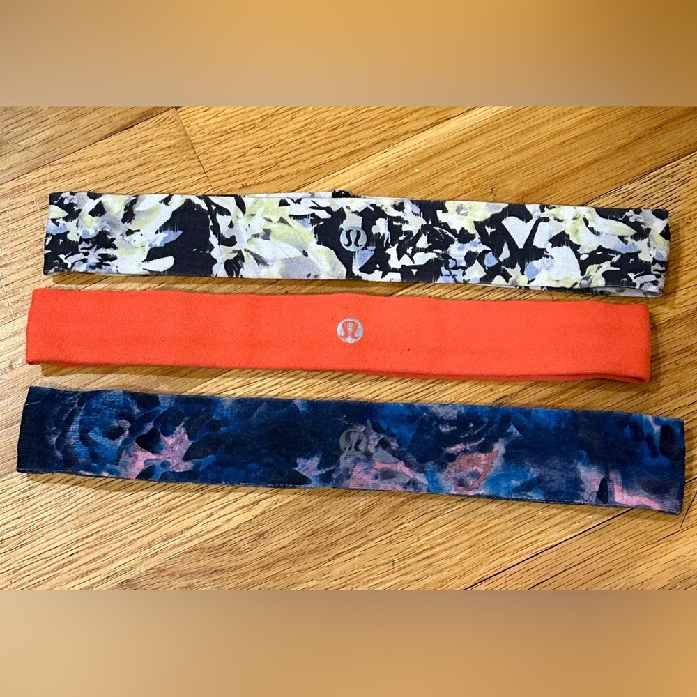 Set of 3 Lululemon headbands